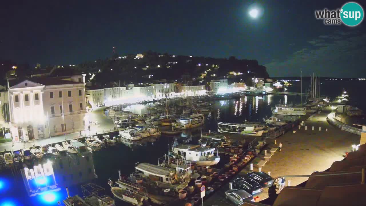 Live-Webcam aus Piran “Mandrač” – Erstaunliche Live-Ansicht von Villa Piranesi