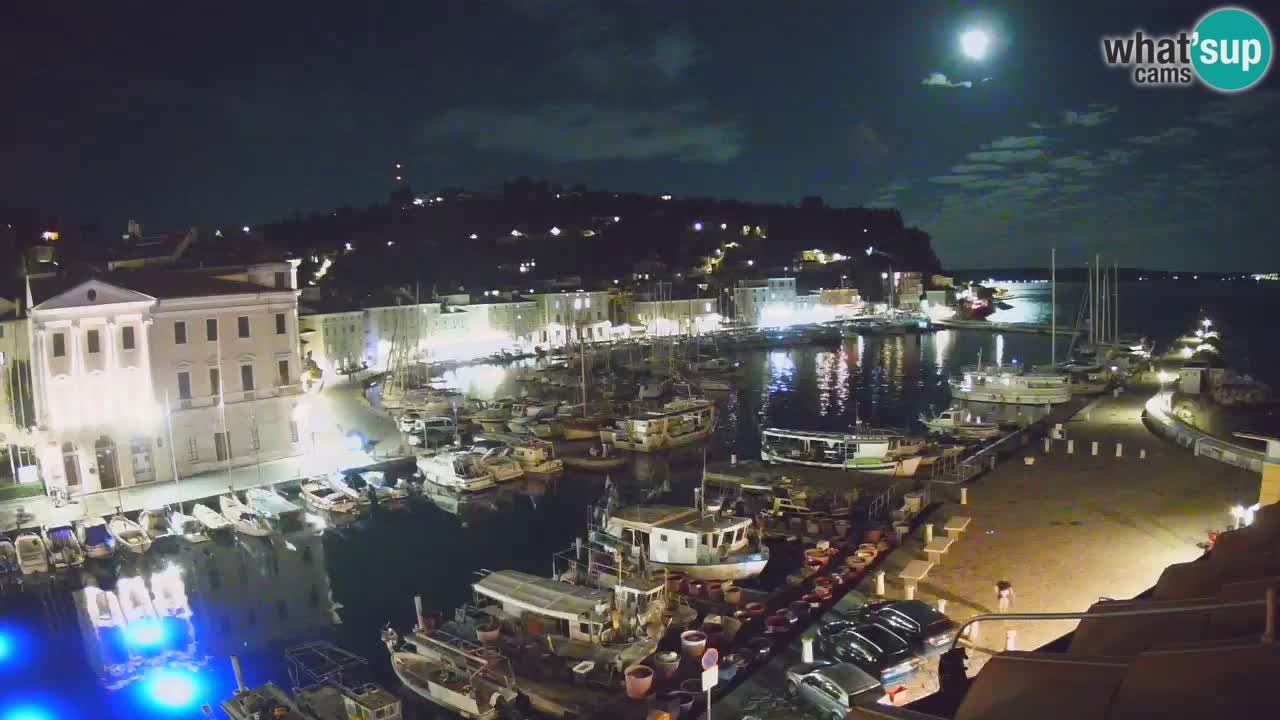 Live-Webcam aus Piran “Mandrač” – Erstaunliche Live-Ansicht von Villa Piranesi