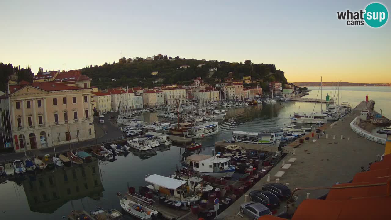 Cámara web en vivo desde Piran “Mandrač” – Increíble vista en vivo desde Villa Piranesi