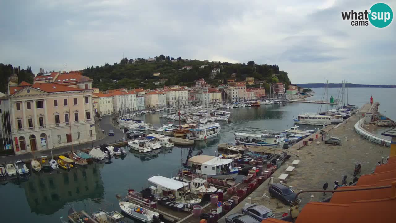 Live-Webcam aus Piran “Mandrač” – Erstaunliche Live-Ansicht von Villa Piranesi