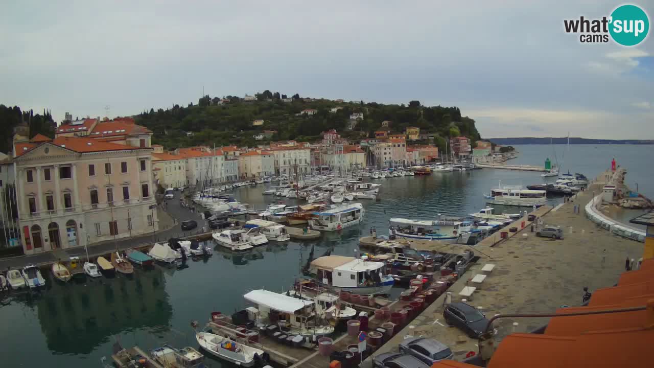 Live webcam from Piran “Mandrač” – Amazing live view from Villa Piranesi