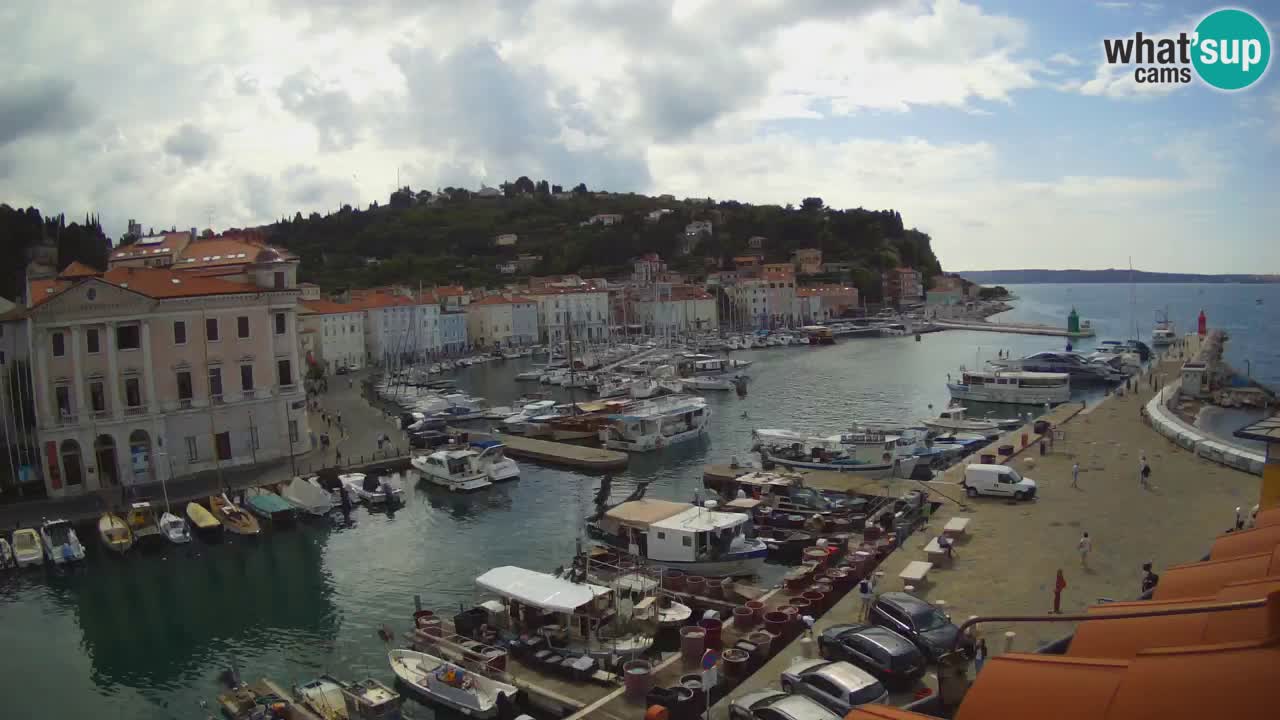 Live webcam from Piran “Mandrač” – Amazing live view from Villa Piranesi