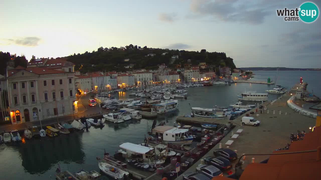 Live webcam from Piran “Mandrač” – Amazing live view from Villa Piranesi
