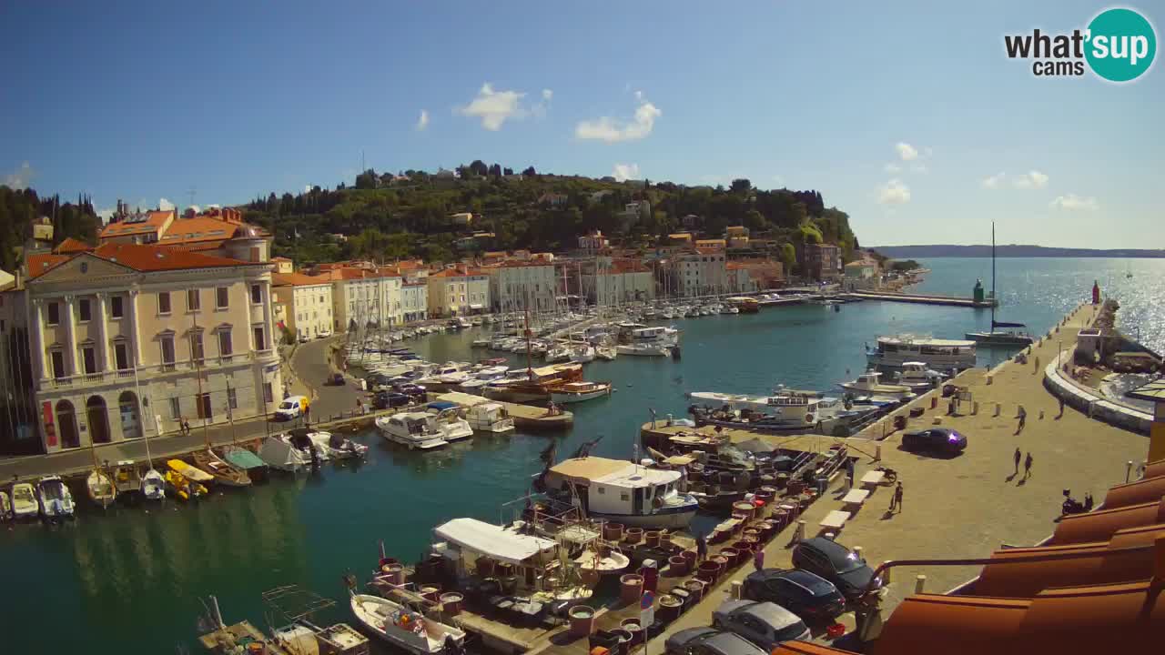 Live-Webcam aus Piran “Mandrač” – Erstaunliche Live-Ansicht von Villa Piranesi