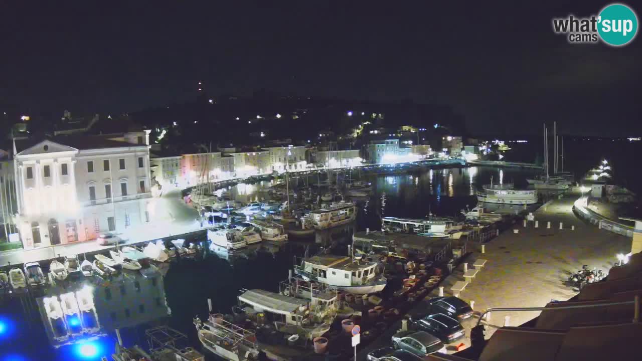 Live-Webcam aus Piran “Mandrač” – Erstaunliche Live-Ansicht von Villa Piranesi