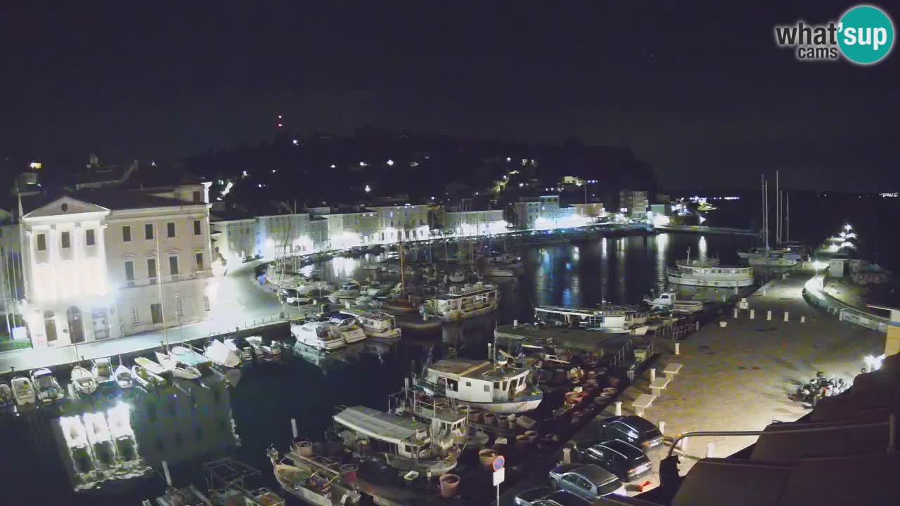 Live webcam da Pirano “Mandrač” – Splendida vista live da Villa Piranesi