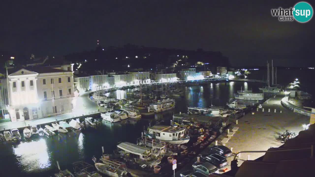 Live webcam da Pirano “Mandrač” – Splendida vista live da Villa Piranesi