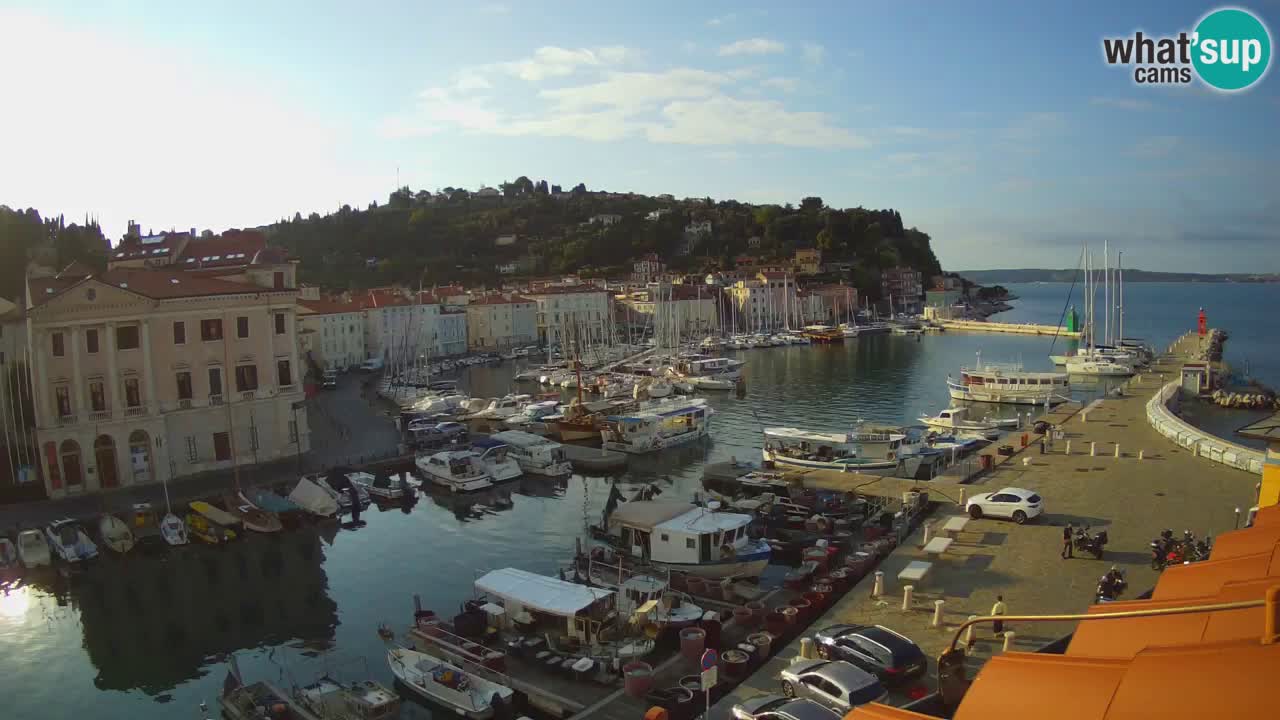 Live webcam from Piran “Mandrač” – Amazing live view from Villa Piranesi