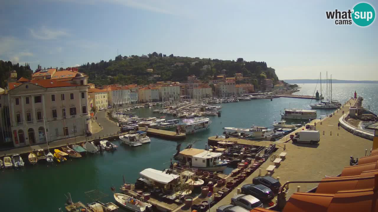 Live webcam from Piran “Mandrač” – Amazing live view from Villa Piranesi