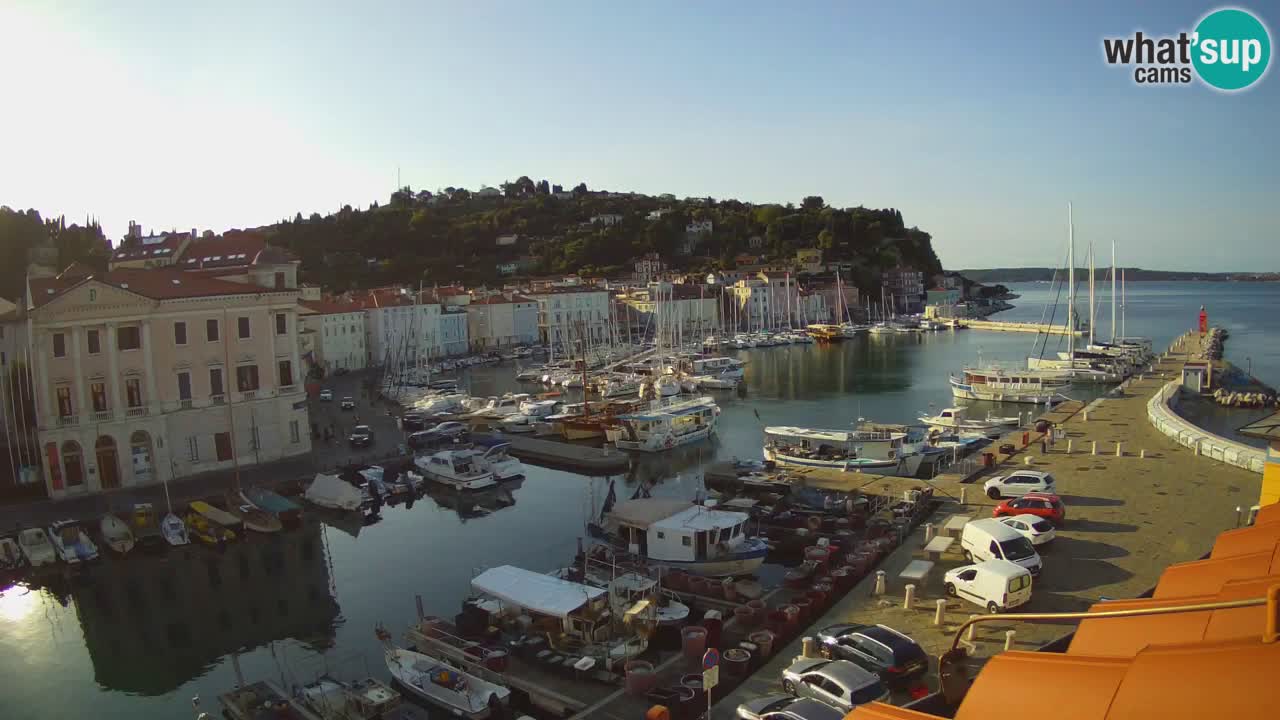 Live webcam from Piran “Mandrač” – Amazing live view from Villa Piranesi