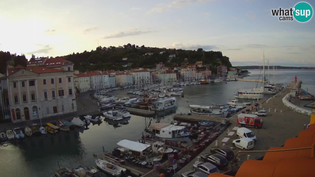 Live webcam from Piran “Mandrač” – Amazing live view from Villa Piranesi