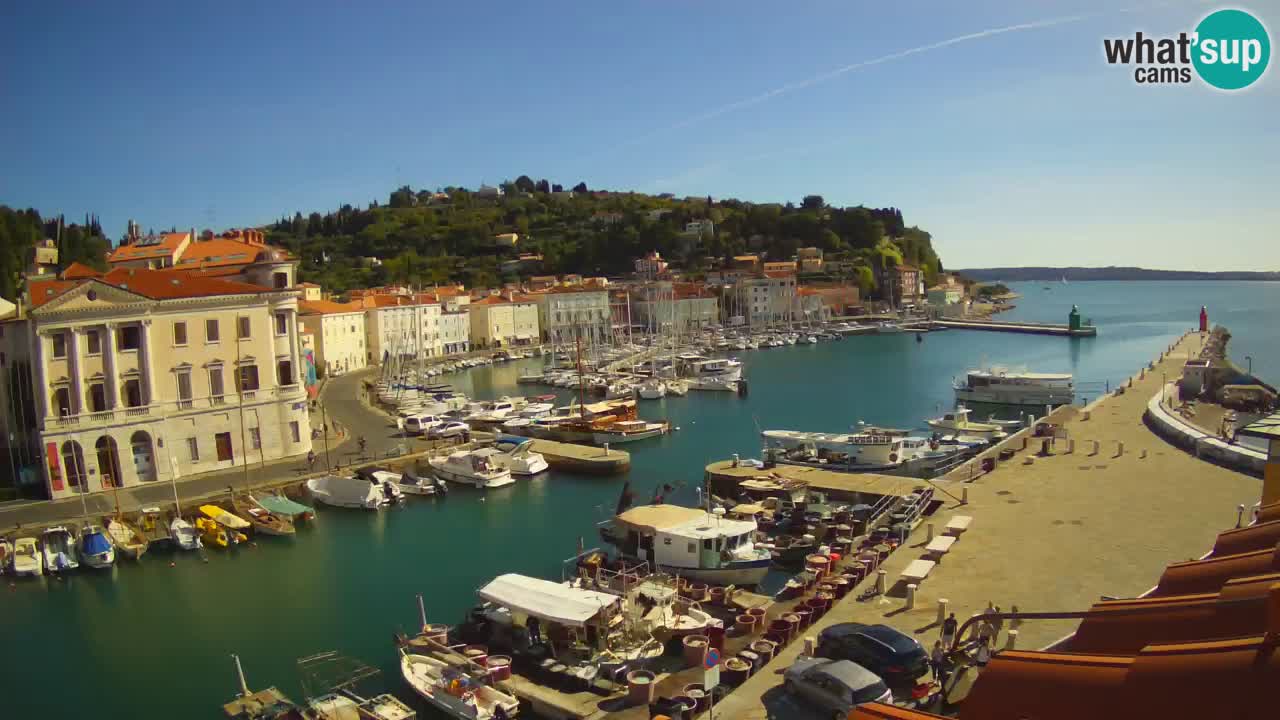 Cámara web en vivo desde Piran “Mandrač” – Increíble vista en vivo desde Villa Piranesi