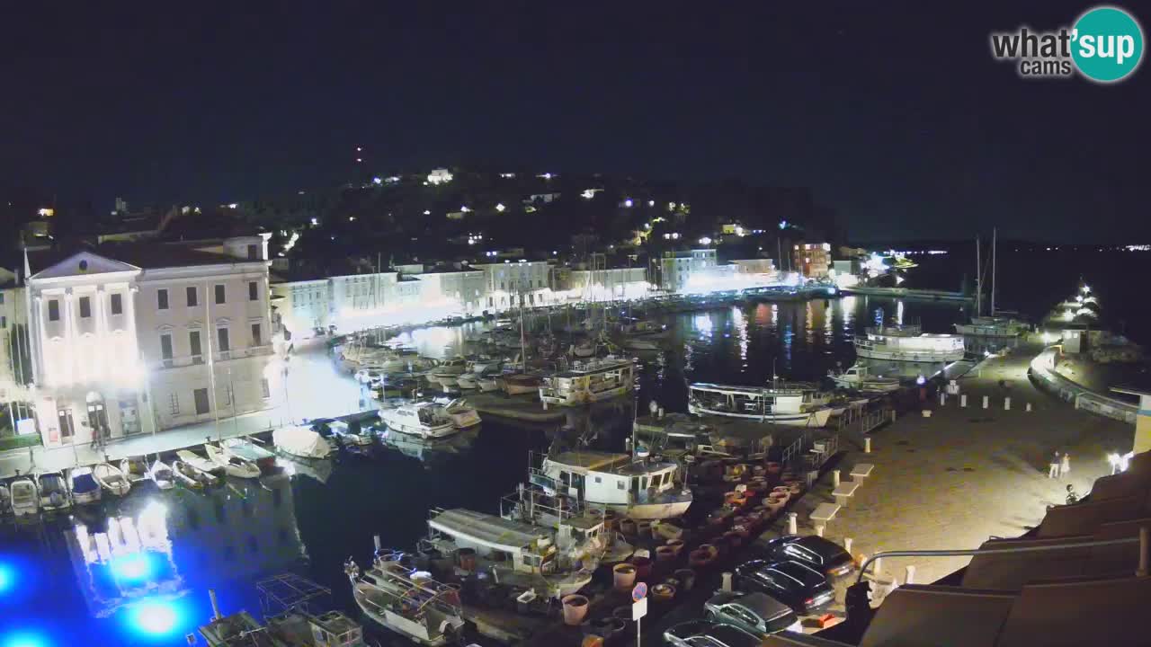 Live-Webcam aus Piran “Mandrač” – Erstaunliche Live-Ansicht von Villa Piranesi