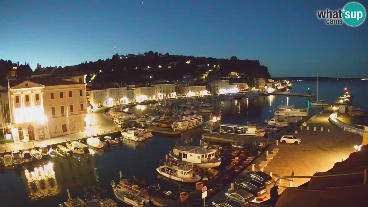 Live webcam from Piran “Mandrač” – Amazing live view from Villa Piranesi