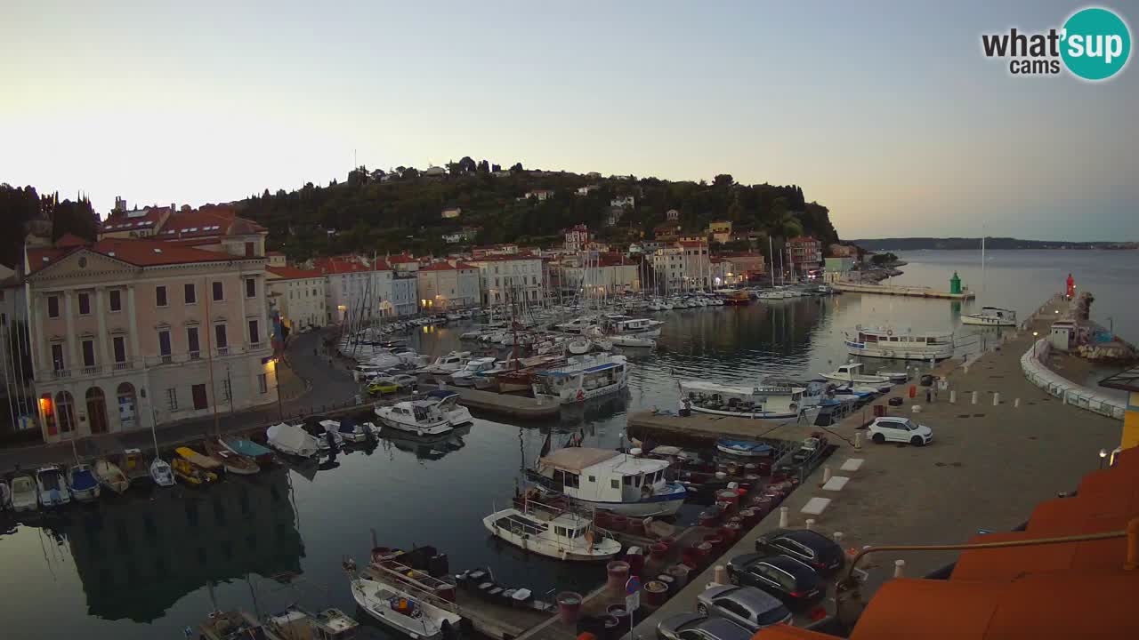 Live webcam from Piran “Mandrač” – Amazing live view from Villa Piranesi