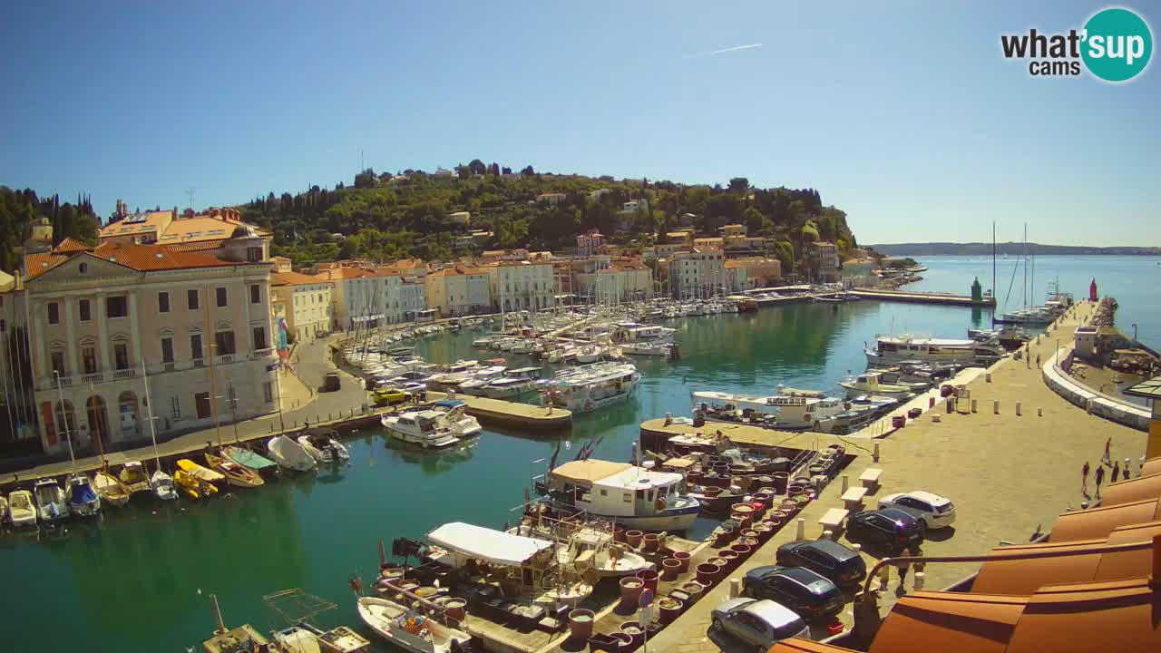 Live webcam from Piran “Mandrač” – Amazing live view from Villa Piranesi
