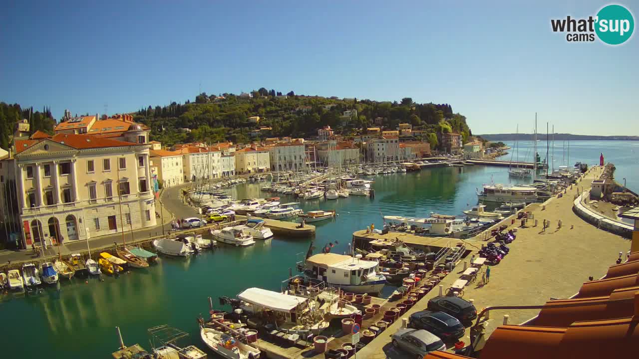 Live webcam from Piran “Mandrač” – Amazing live view from Villa Piranesi