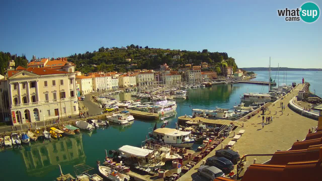 Live webcam from Piran “Mandrač” – Amazing live view from Villa Piranesi