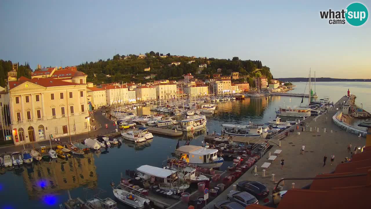 Cámara web en vivo desde Piran “Mandrač” – Increíble vista en vivo desde Villa Piranesi