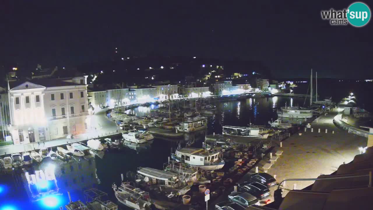 Live webcam da Pirano “Mandrač” – Splendida vista live da Villa Piranesi