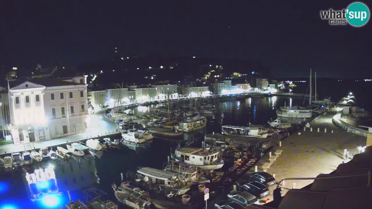 Live webcam da Pirano “Mandrač” – Splendida vista live da Villa Piranesi