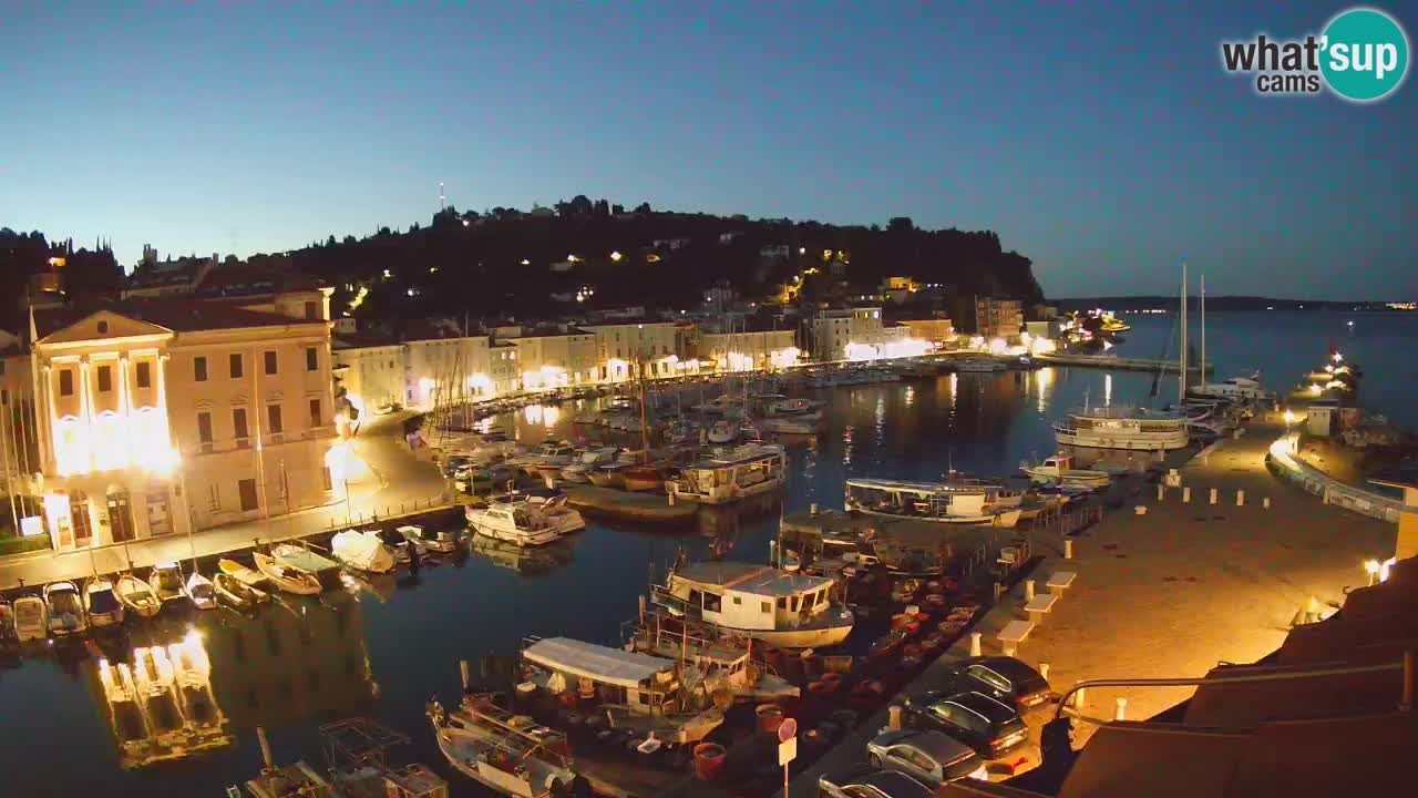 Live-Webcam aus Piran “Mandrač” – Erstaunliche Live-Ansicht von Villa Piranesi