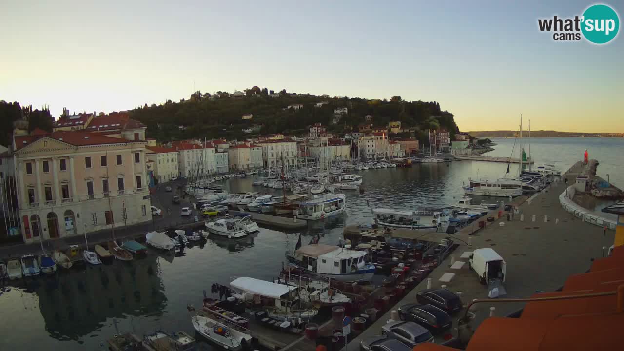 Cámara web en vivo desde Piran “Mandrač” – Increíble vista en vivo desde Villa Piranesi