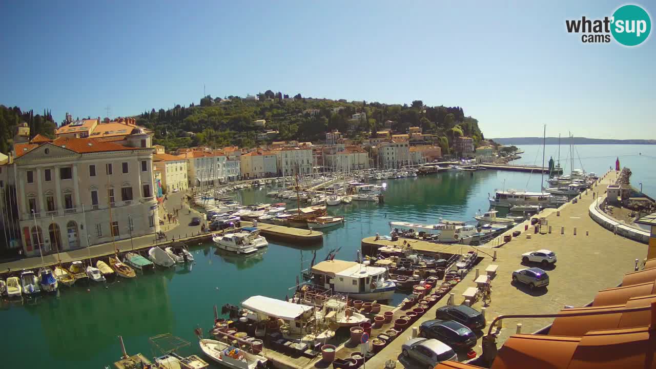 Live-Webcam aus Piran “Mandrač” – Erstaunliche Live-Ansicht von Villa Piranesi