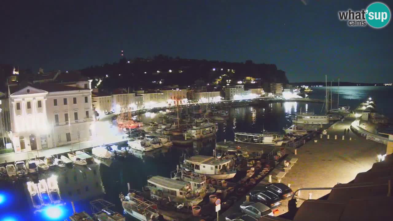 Live-Webcam aus Piran “Mandrač” – Erstaunliche Live-Ansicht von Villa Piranesi