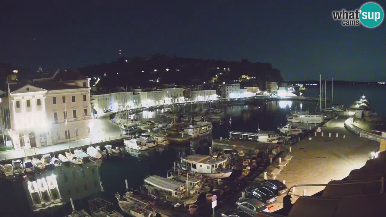Live-Webcam aus Piran “Mandrač” – Erstaunliche Live-Ansicht von Villa Piranesi