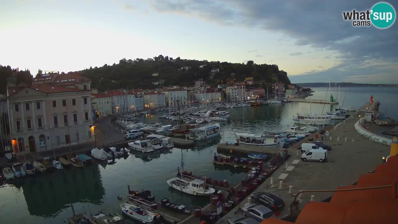 Cámara web en vivo desde Piran “Mandrač” – Increíble vista en vivo desde Villa Piranesi