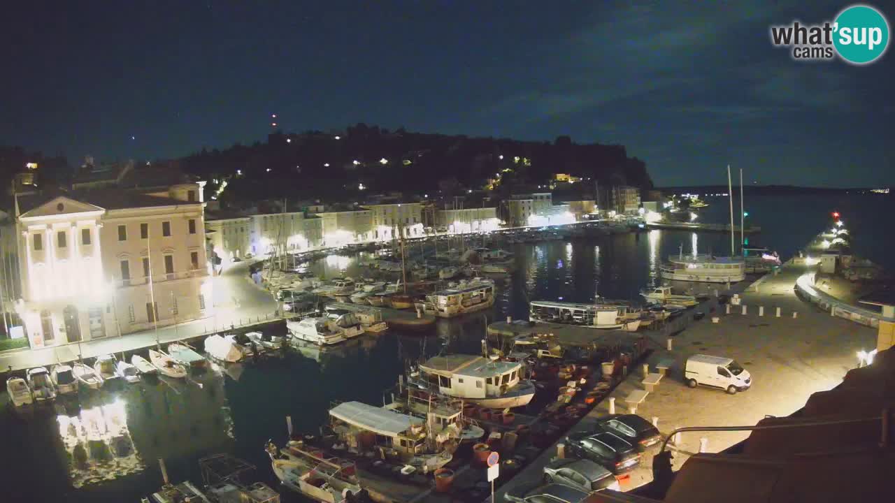 Live-Webcam aus Piran “Mandrač” – Erstaunliche Live-Ansicht von Villa Piranesi
