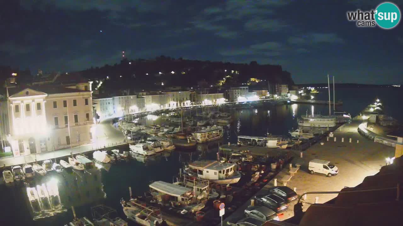 Live webcam da Pirano “Mandrač” – Splendida vista live da Villa Piranesi