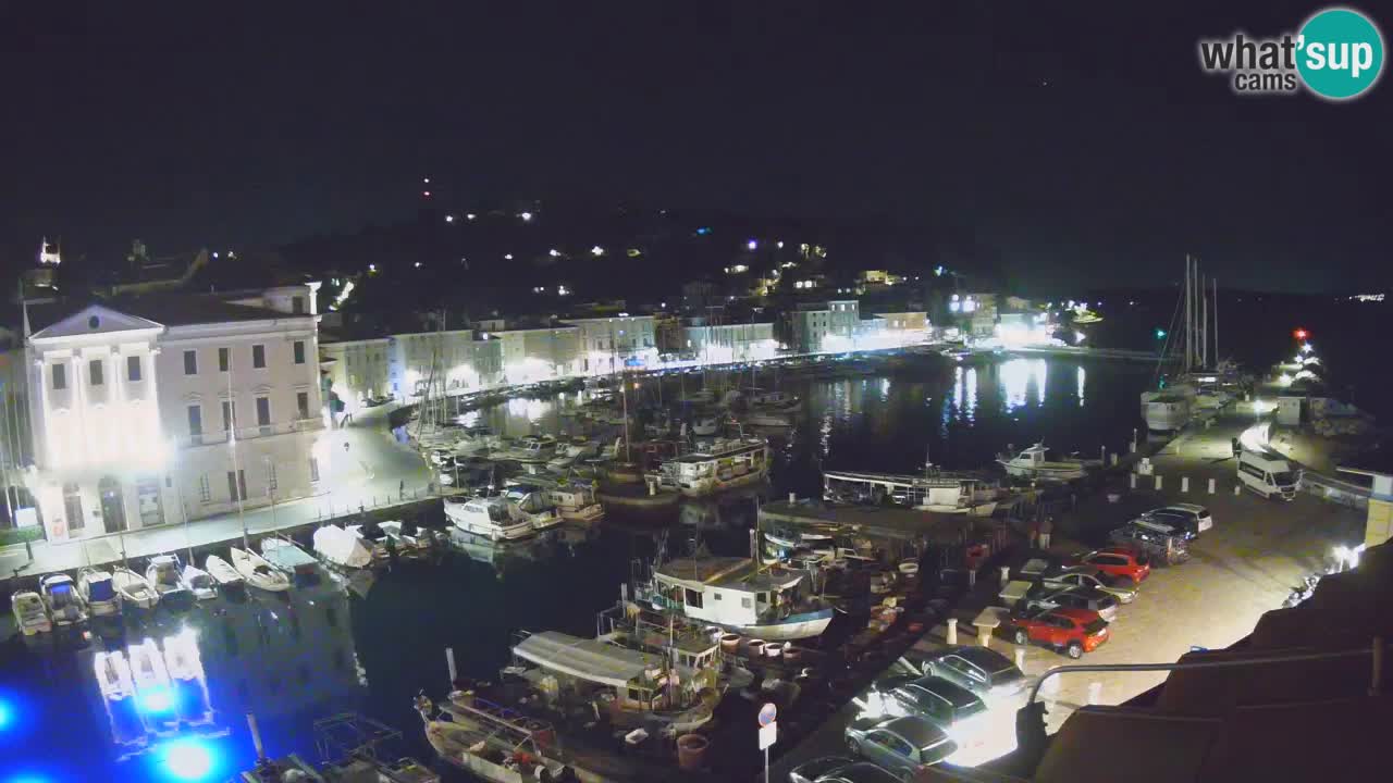 Live webcam da Pirano “Mandrač” – Splendida vista live da Villa Piranesi