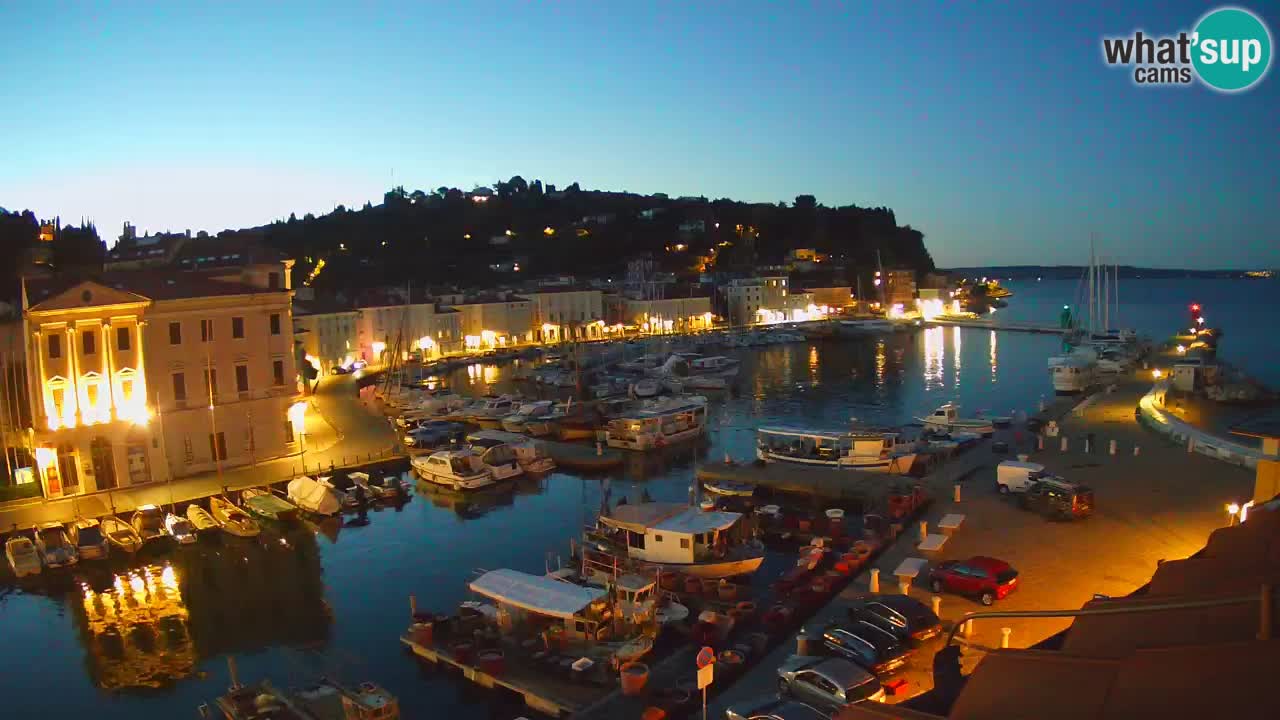 Live webcam from Piran “Mandrač” – Amazing live view from Villa Piranesi