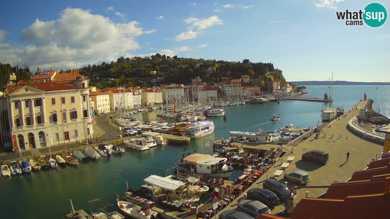 Live webcam from Piran “Mandrač” – Amazing live view from Villa Piranesi