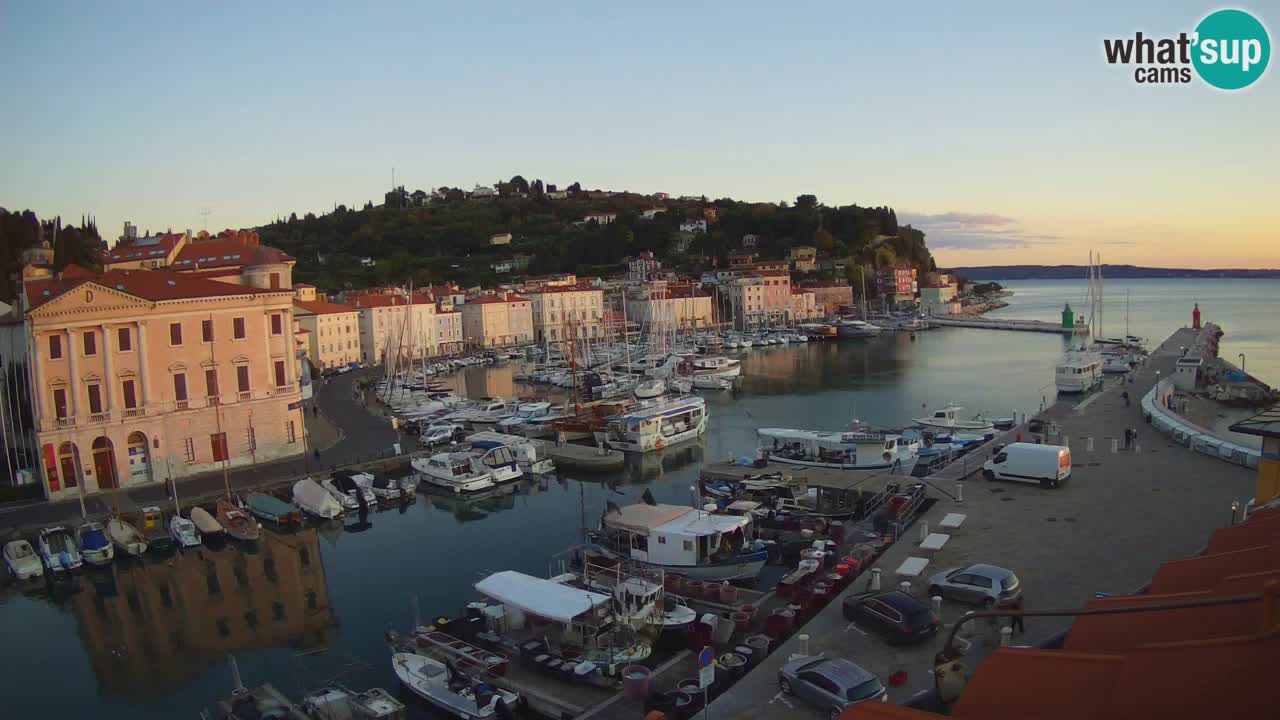 Live webcam from Piran “Mandrač” – Amazing live view from Villa Piranesi