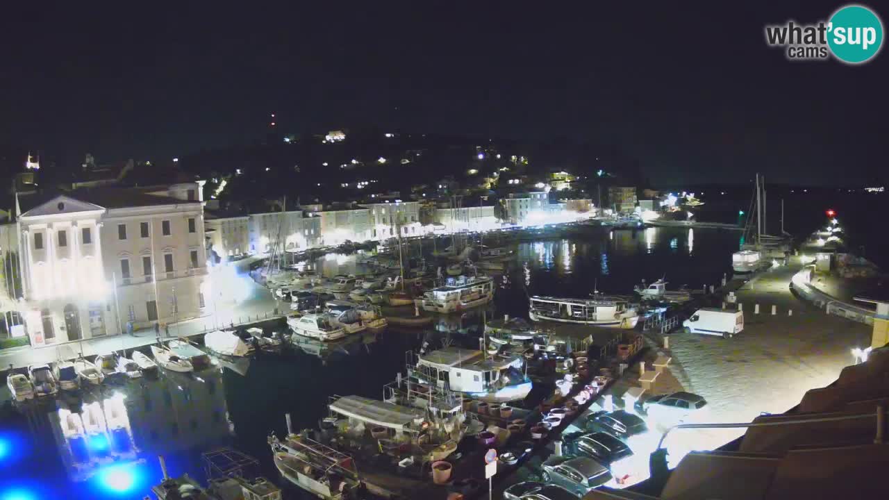 Live webcam da Pirano “Mandrač” – Splendida vista live da Villa Piranesi