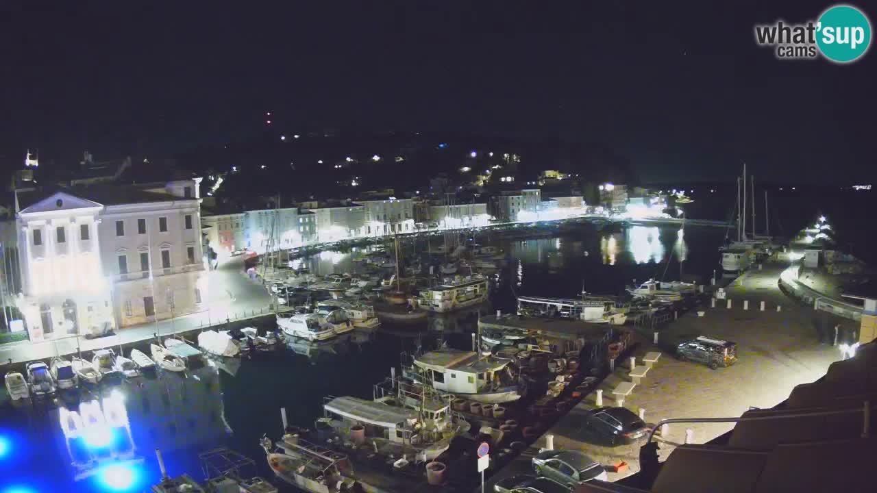 Live webcam da Pirano “Mandrač” – Splendida vista live da Villa Piranesi