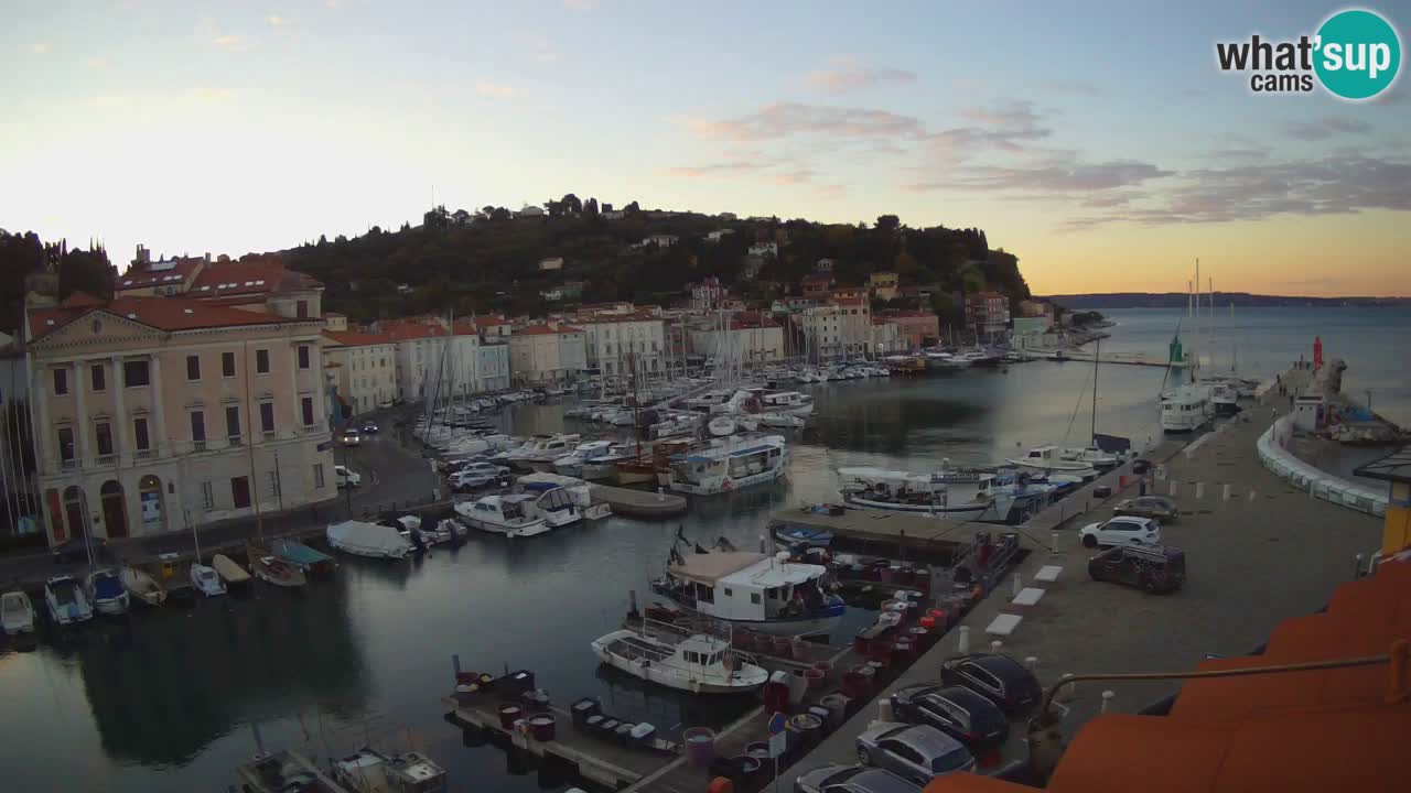 Live-Webcam aus Piran “Mandrač” – Erstaunliche Live-Ansicht von Villa Piranesi