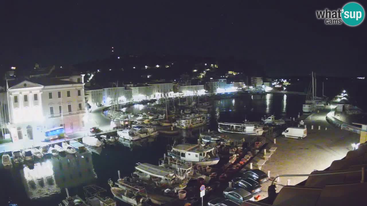 Live webcam da Pirano “Mandrač” – Splendida vista live da Villa Piranesi