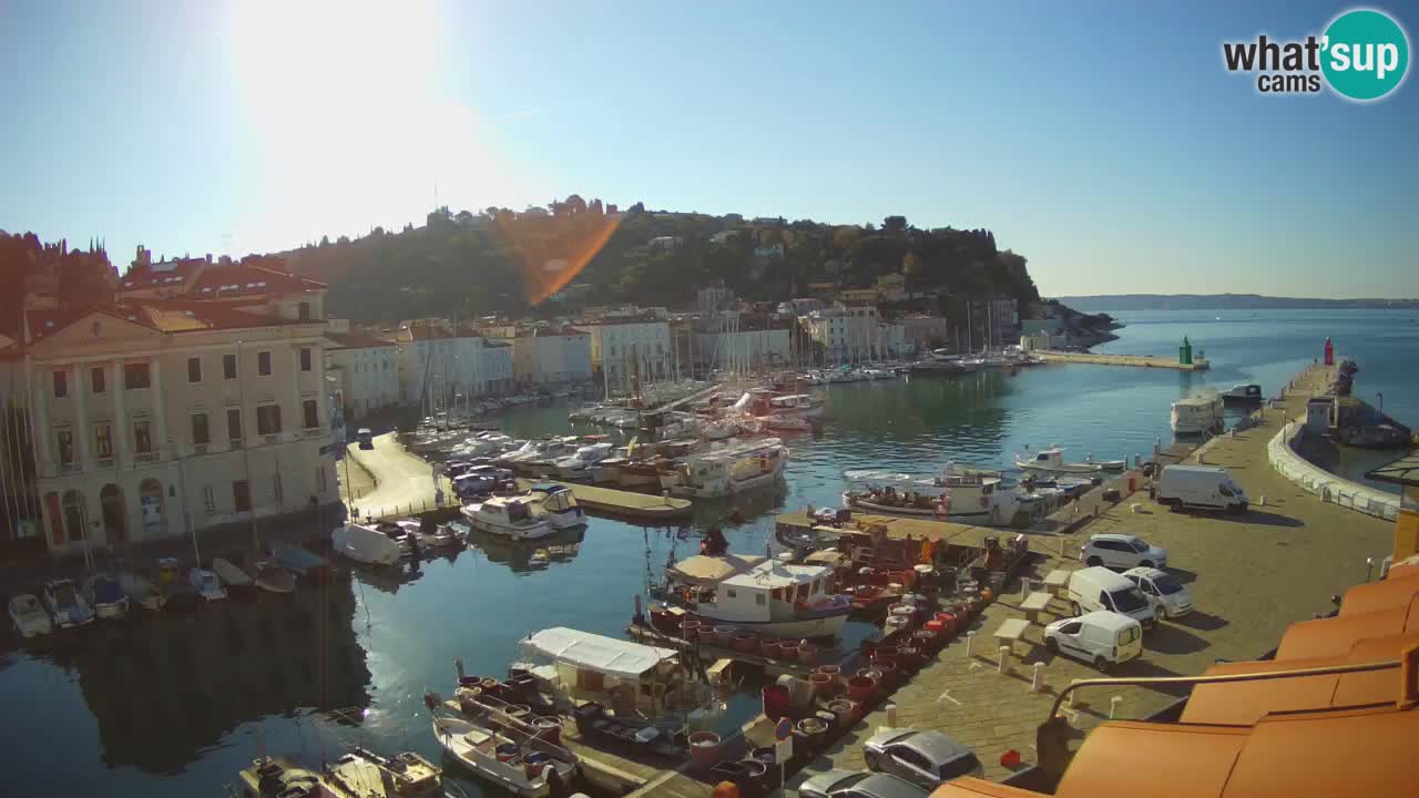 Cámara web en vivo desde Piran “Mandrač” – Increíble vista en vivo desde Villa Piranesi