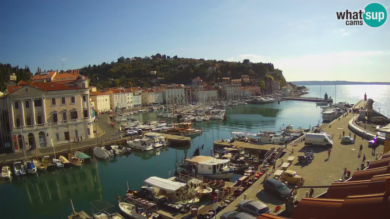 Cámara web en vivo desde Piran “Mandrač” – Increíble vista en vivo desde Villa Piranesi