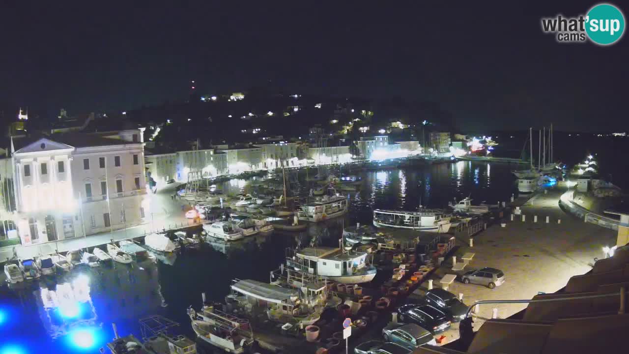 Live webcam da Pirano “Mandrač” – Splendida vista live da Villa Piranesi