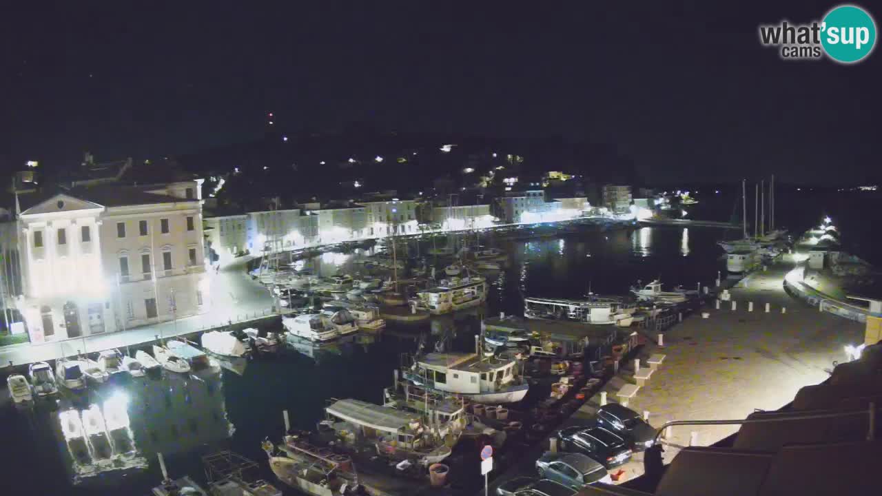 Live webcam da Pirano “Mandrač” – Splendida vista live da Villa Piranesi