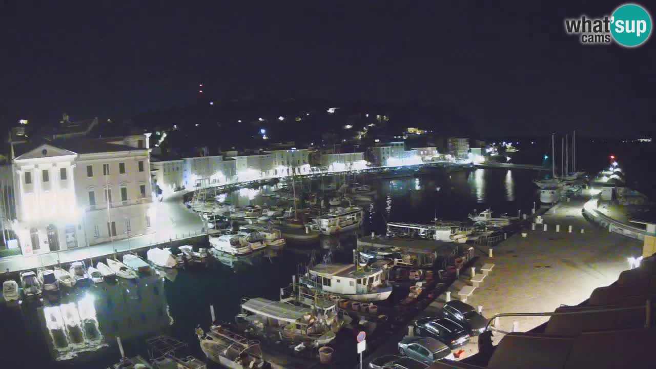 Live webcam da Pirano “Mandrač” – Splendida vista live da Villa Piranesi
