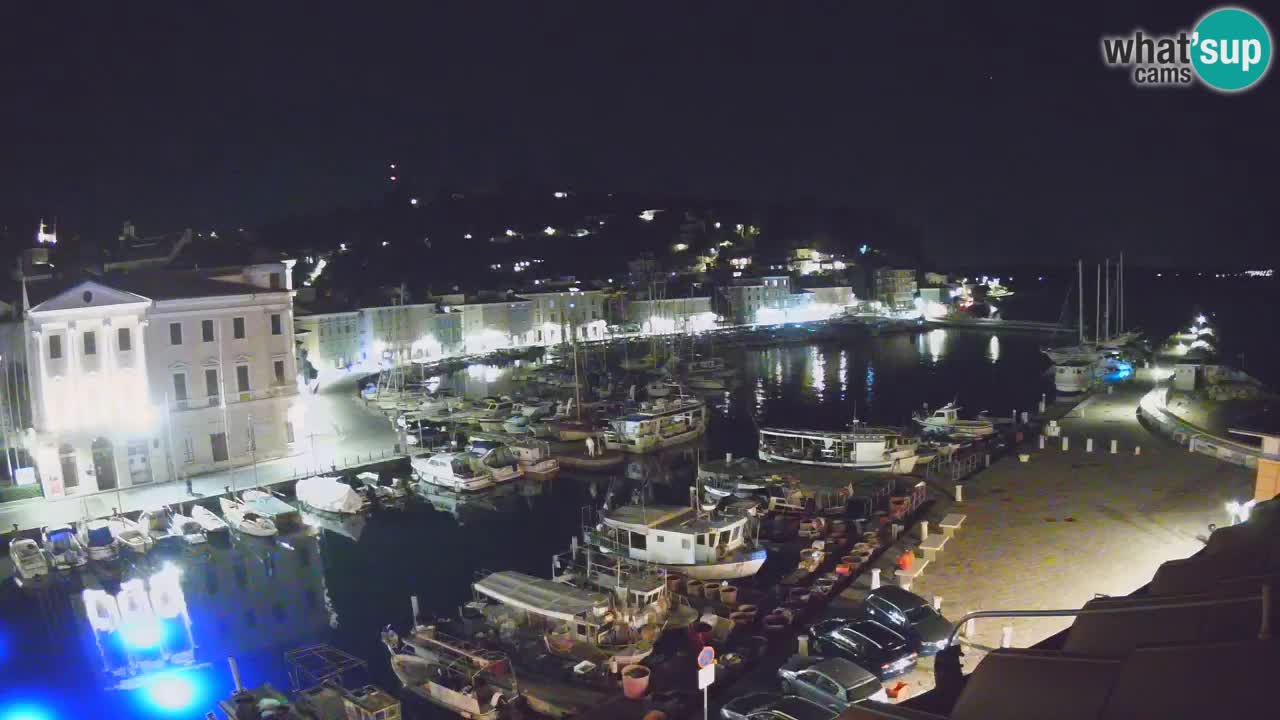 Live webcam da Pirano “Mandrač” – Splendida vista live da Villa Piranesi