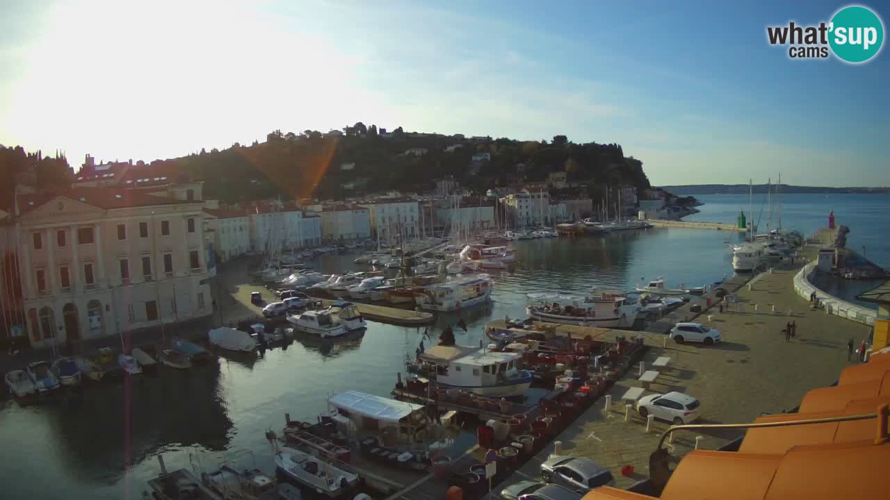 Cámara web en vivo desde Piran “Mandrač” – Increíble vista en vivo desde Villa Piranesi