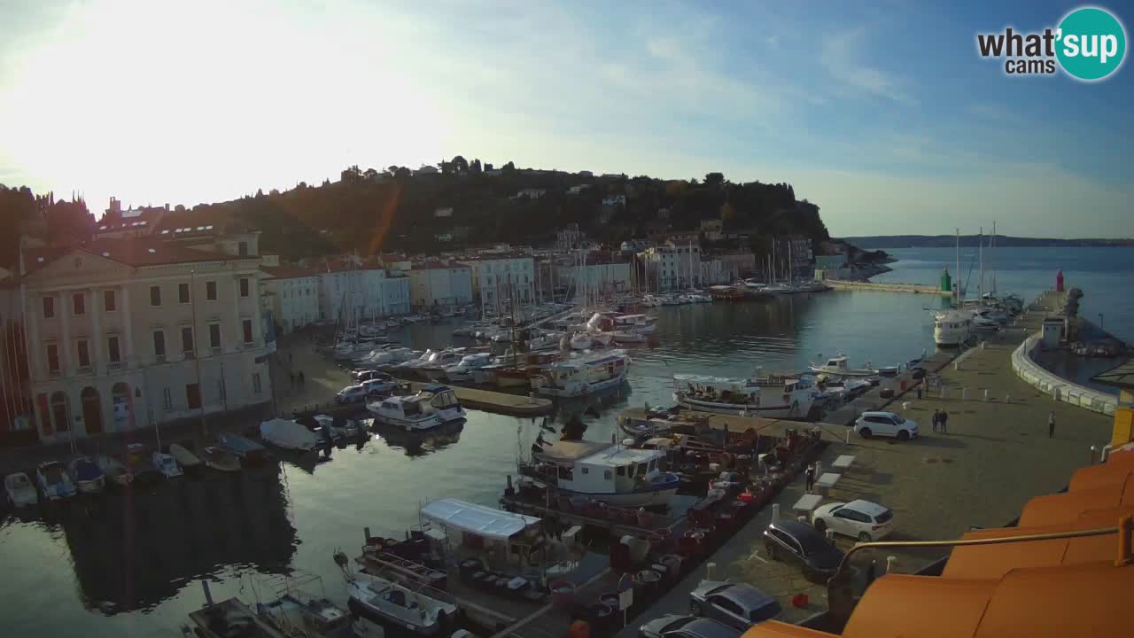Live webcam from Piran “Mandrač” – Amazing live view from Villa Piranesi
