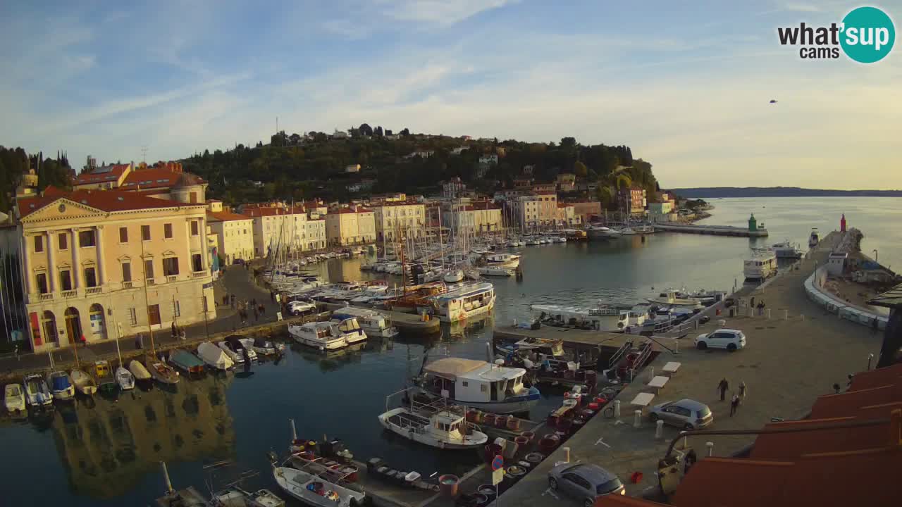 Live webcam da Pirano “Mandrač” – Splendida vista live da Villa Piranesi